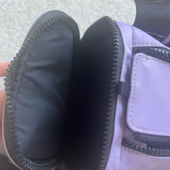 Fabletics The Mini Tote Bag Purse Lavender Nylon - Picture 7 of 9